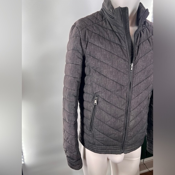 GUC Guess Chevron Quilted Puffer Coat - Picture 4 of 16